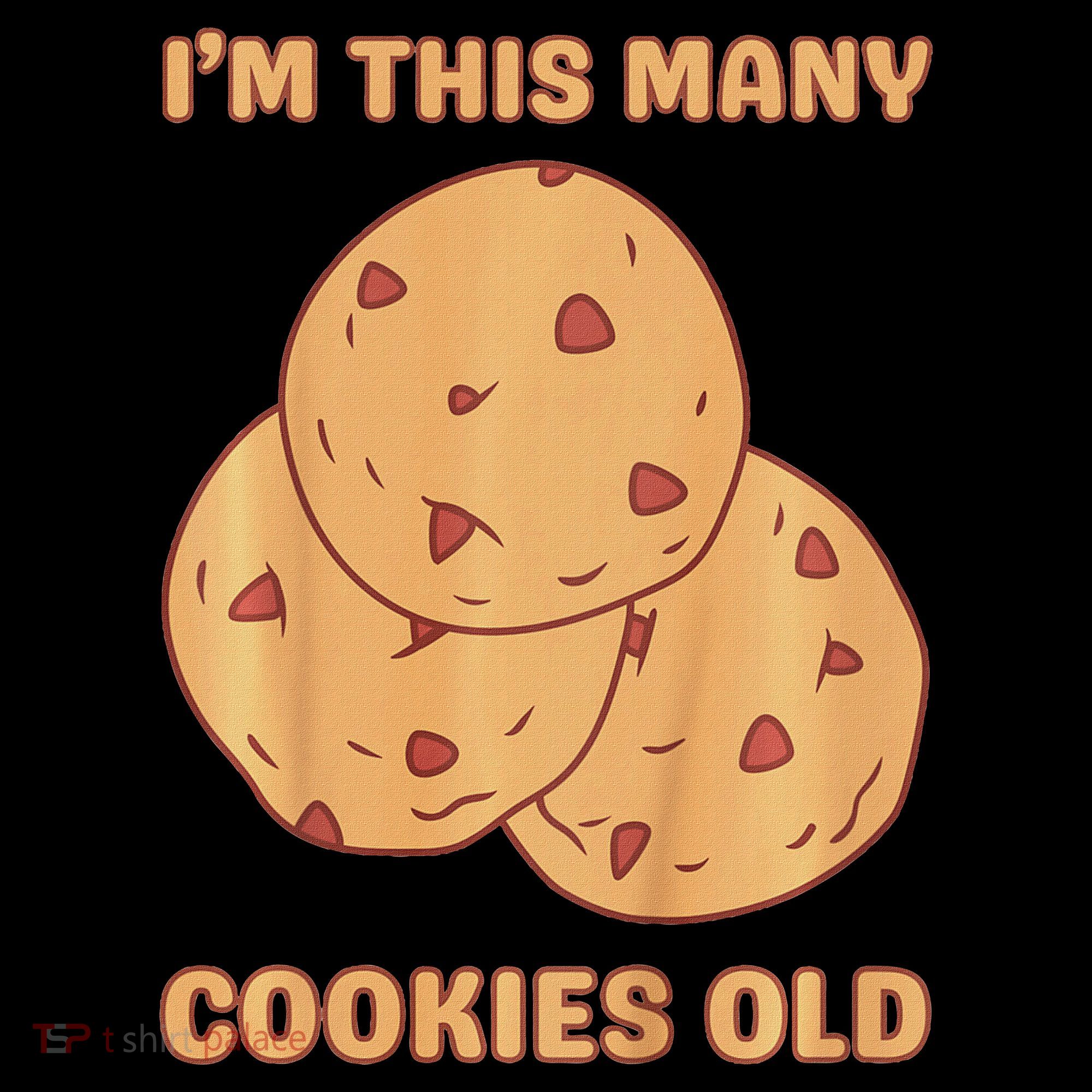 I'm This Many Cookies Old Cookie 3rd Birthday 3 Years Old Hoodie