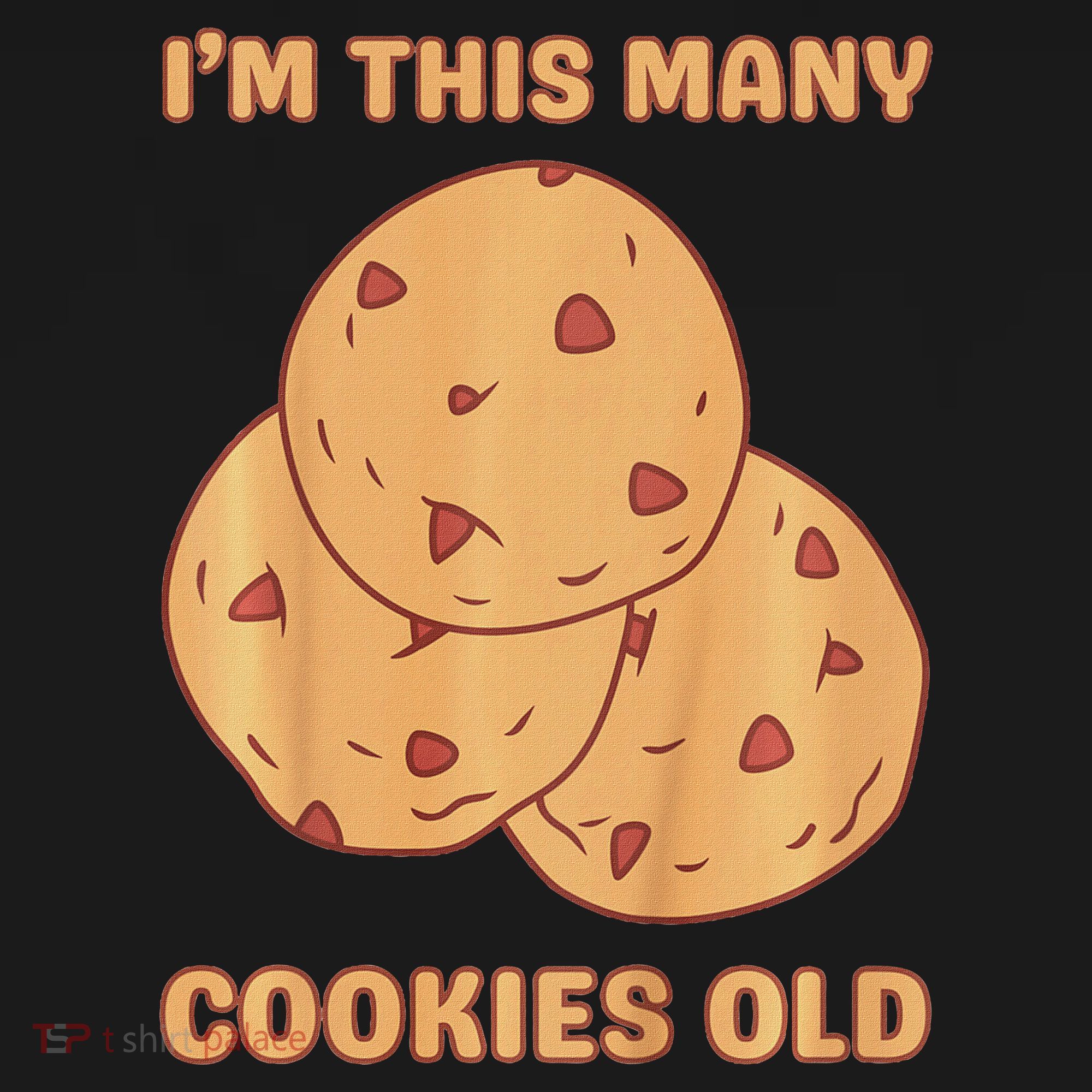 I'm This Many Cookies Old Cookie 3rd Birthday 3 Years Old Apron