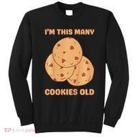 I'm This Many Cookies Old Cookie 3rd Birthday 3 Years Old Sweatshirt thumb 0