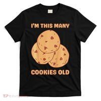 I'm This Many Cookies Old Cookie 3rd Birthday 3 Years Old T-Shirt thumb 0