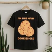 I'm This Many Cookies Old Cookie 3rd Birthday 3 Years Old T-Shirt thumb 2