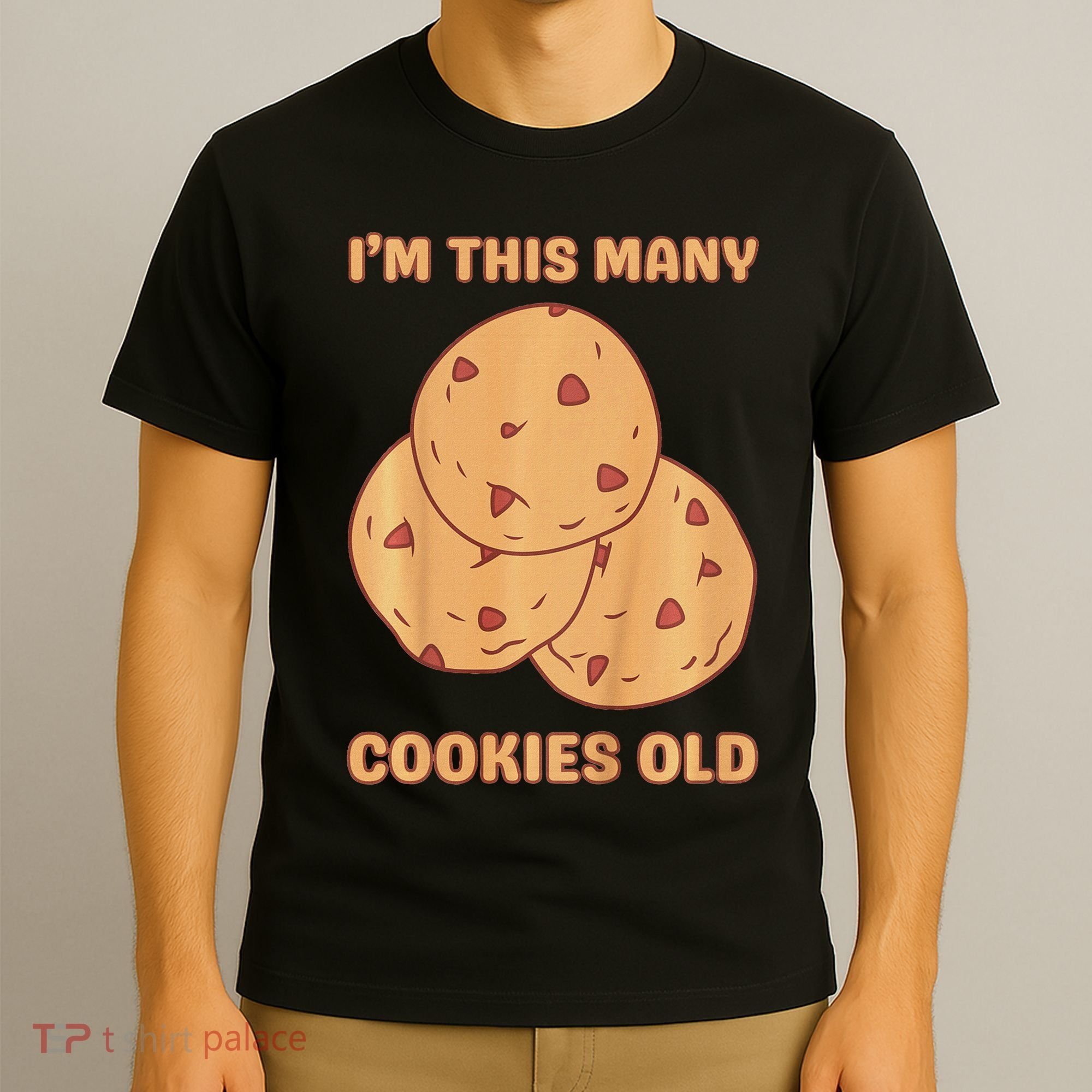 I'm This Many Cookies Old Cookie 3rd Birthday 3 Years Old T-Shirt