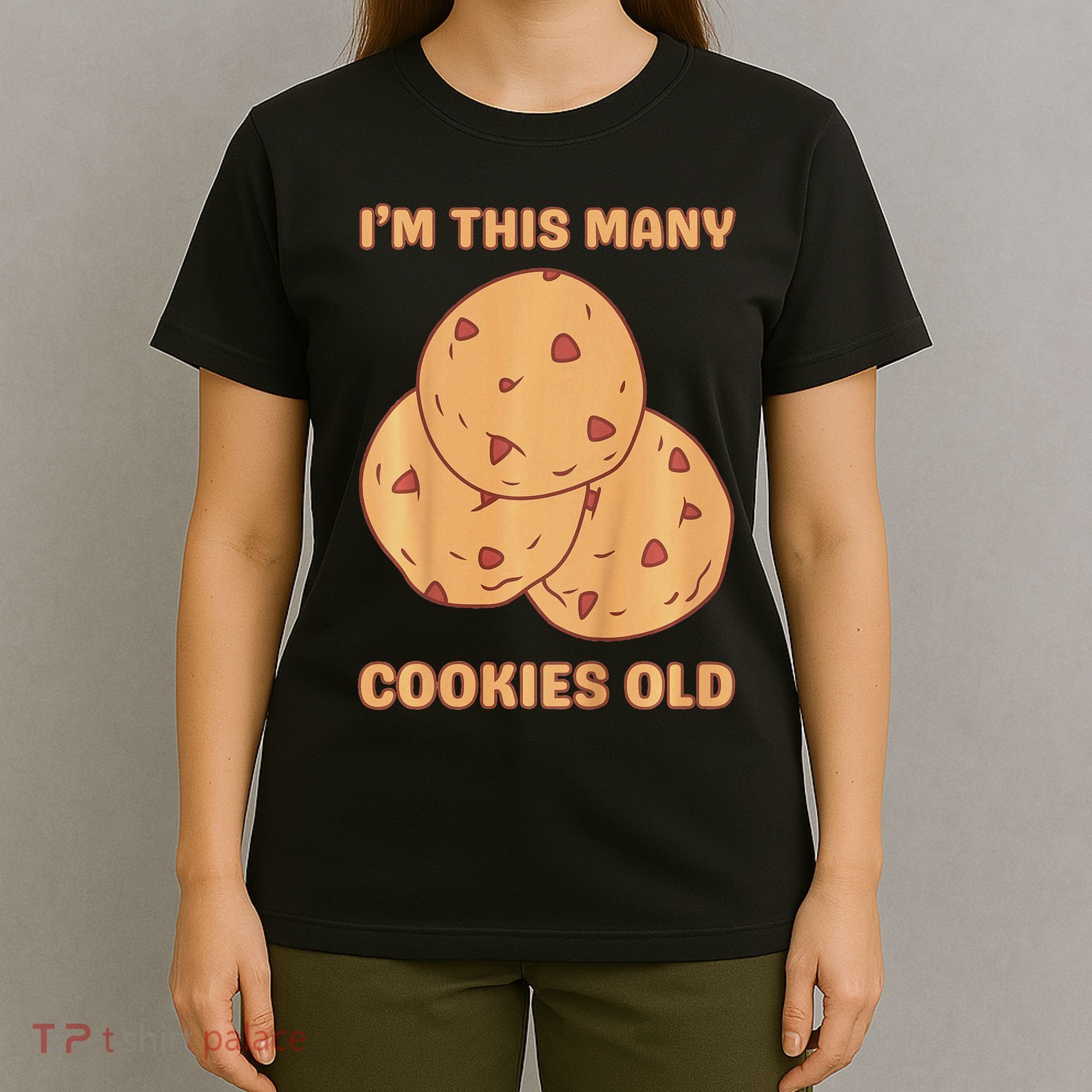 I'm This Many Cookies Old Cookie 3rd Birthday 3 Years Old T-Shirt