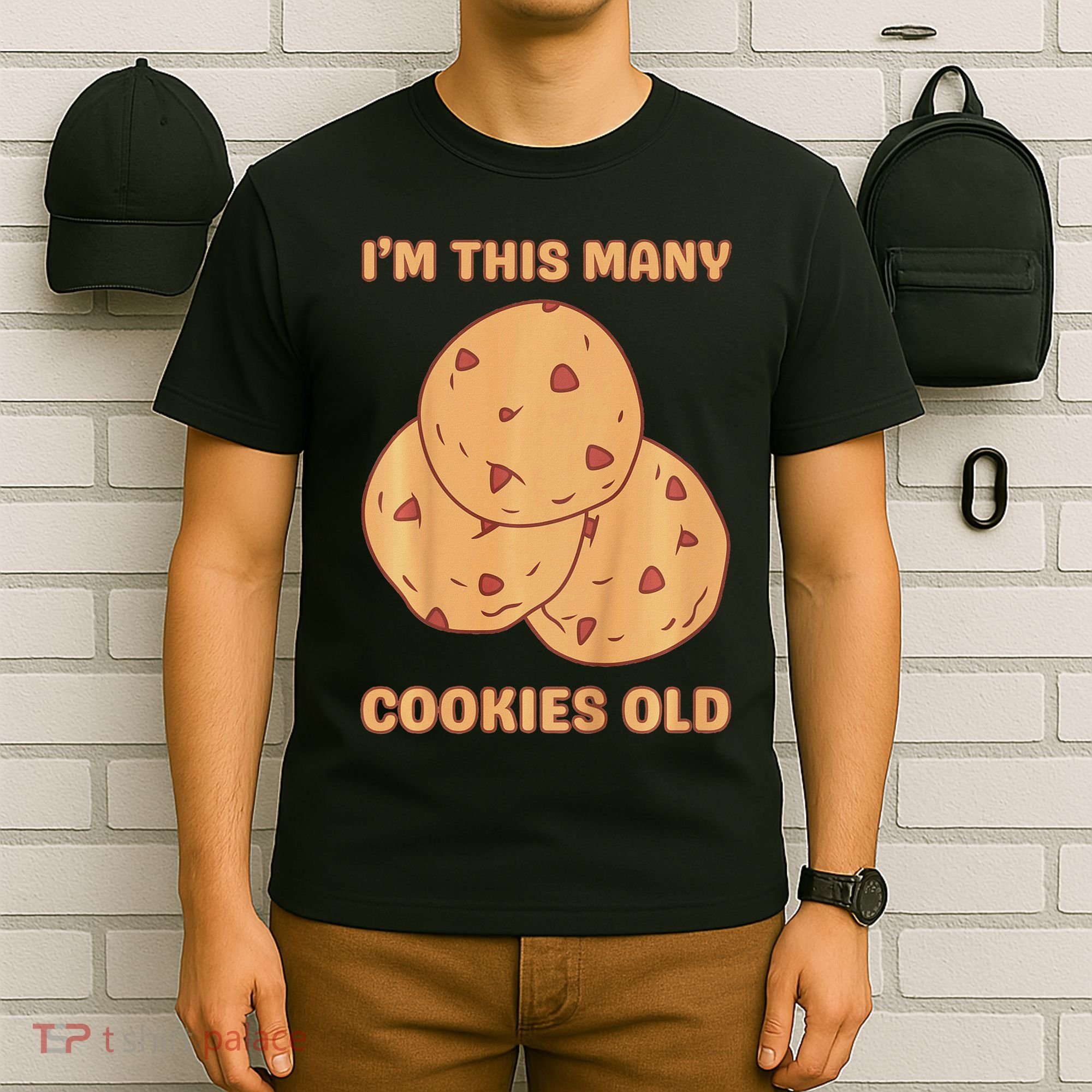 I'm This Many Cookies Old Cookie 3rd Birthday 3 Years Old T-Shirt