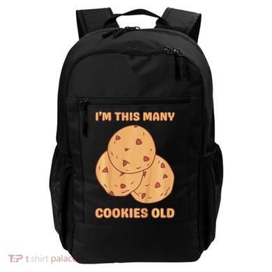I'm This Many Cookies Old Cookie 3rd Birthday 3 Years Old Backpack