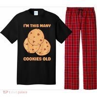 I'm This Many Cookies Old Cookie 3rd Birthday 3 Years Old Pajama Set thumb 0