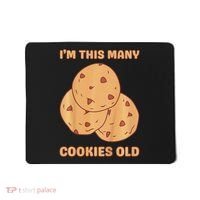 I'm This Many Cookies Old Cookie 3rd Birthday 3 Years Old Mousepad thumb 0