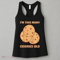 I'm This Many Cookies Old Cookie 3rd Birthday 3 Years Old Women's Tank Top thumb 3