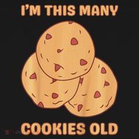I'm This Many Cookies Old Cookie 3rd Birthday 3 Years Old Tank Top thumb 6