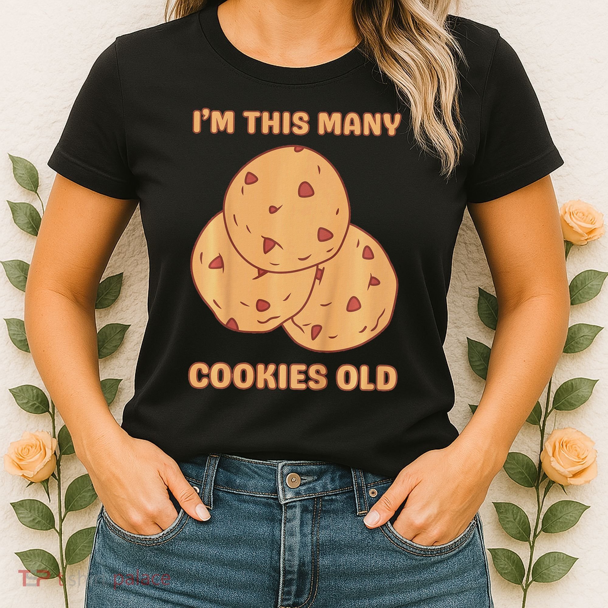 I'm This Many Cookies Old Cookie 3rd Birthday 3 Years Old Women's T-Shirt