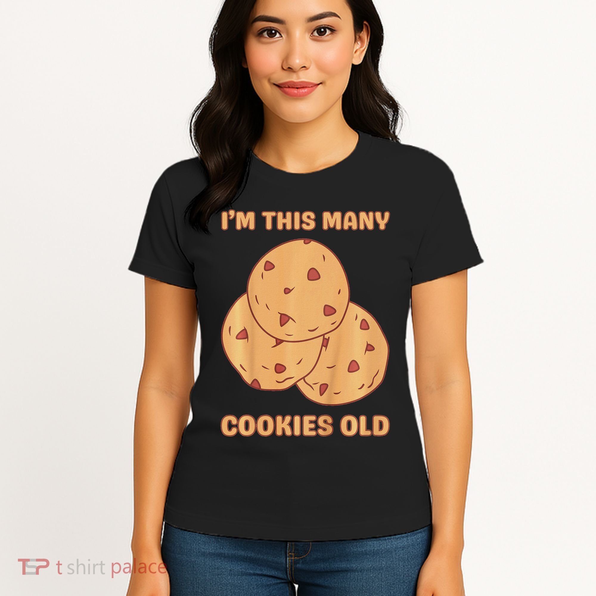 I'm This Many Cookies Old Cookie 3rd Birthday 3 Years Old Women's T-Shirt