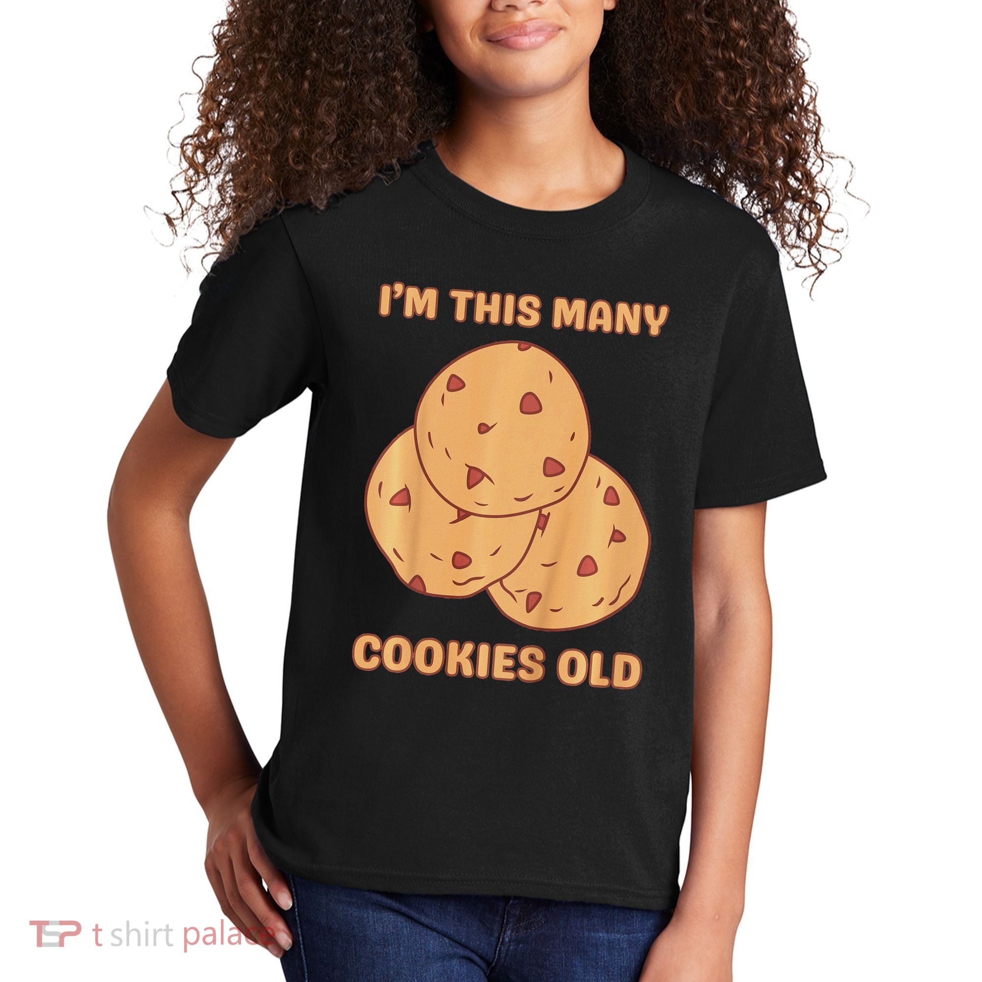 I'm This Many Cookies Old Cookie 3rd Birthday 3 Years Old Kids T-Shirt