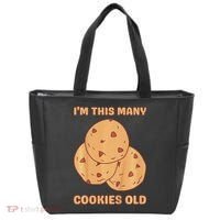 I'm This Many Cookies Old Cookie 3rd Birthday 3 Years Old Tote Bag thumb 0