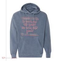 It Took Me 40 Years To Look This Good 40th Birthday Comfort Colors Garment-Dyed Hooded Sweatshirt thumb 0
