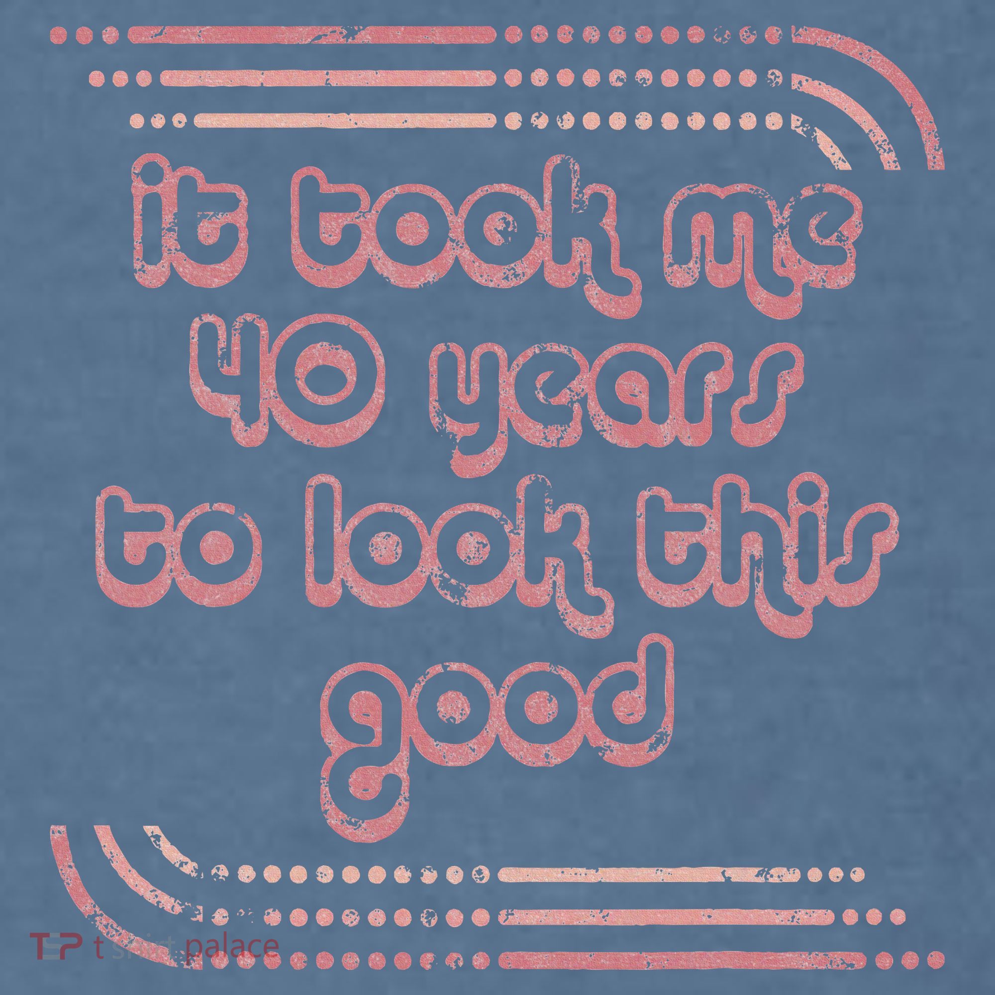 It Took Me 40 Years To Look This Good 40th Birthday Comfort Colors Garment-Dyed Hooded Sweatshirt