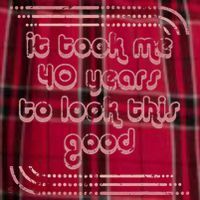 It Took Me 40 Years To Look This Good 40th Birthday Women's Flannel Plaid Pajama Pants thumb 2