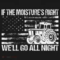 If The MoistureS Right WeLl Go All Night Vintage Usa Flag T-Shirt thumb 7