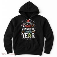 ItS The Most Wonderful Time Of The Year Xmas Christmas Tree Hoodie thumb 0