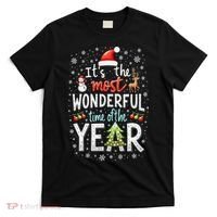 ItS The Most Wonderful Time Of The Year Xmas Christmas Tree T-Shirt thumb 0