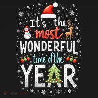 ItS The Most Wonderful Time Of The Year Xmas Christmas Tree Mousepad thumb 1