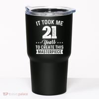 It Took Me 21 Years Masterpiece 21st Birthday 21 Years Old Tumbler thumb 0
