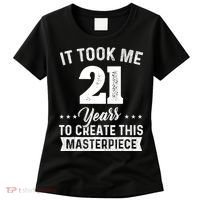 It Took Me 21 Years Masterpiece 21st Birthday 21 Years Old Women's T-Shirt thumb 0