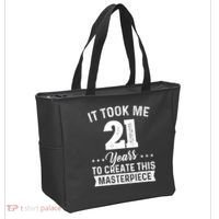 It Took Me 21 Years Masterpiece 21st Birthday 21 Years Old Tote Bag thumb 2