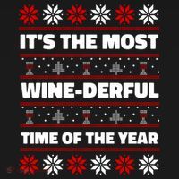 It's The Most WineDerful Time Of The Year Fun Ugly Christmas Apron thumb 3