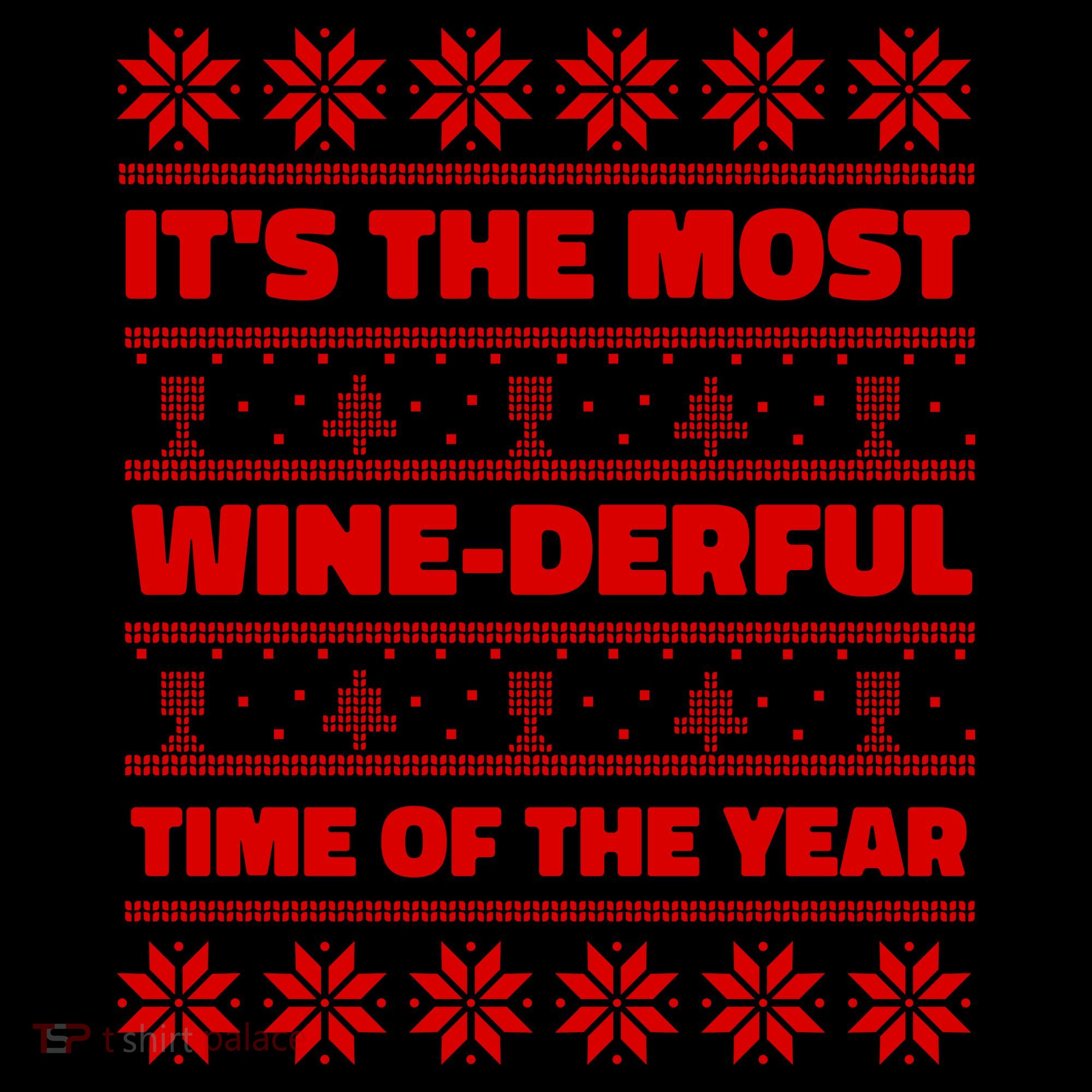 It's The Most WineDerful Time Of The Year Fun Ugly Christmas Coffee Mug