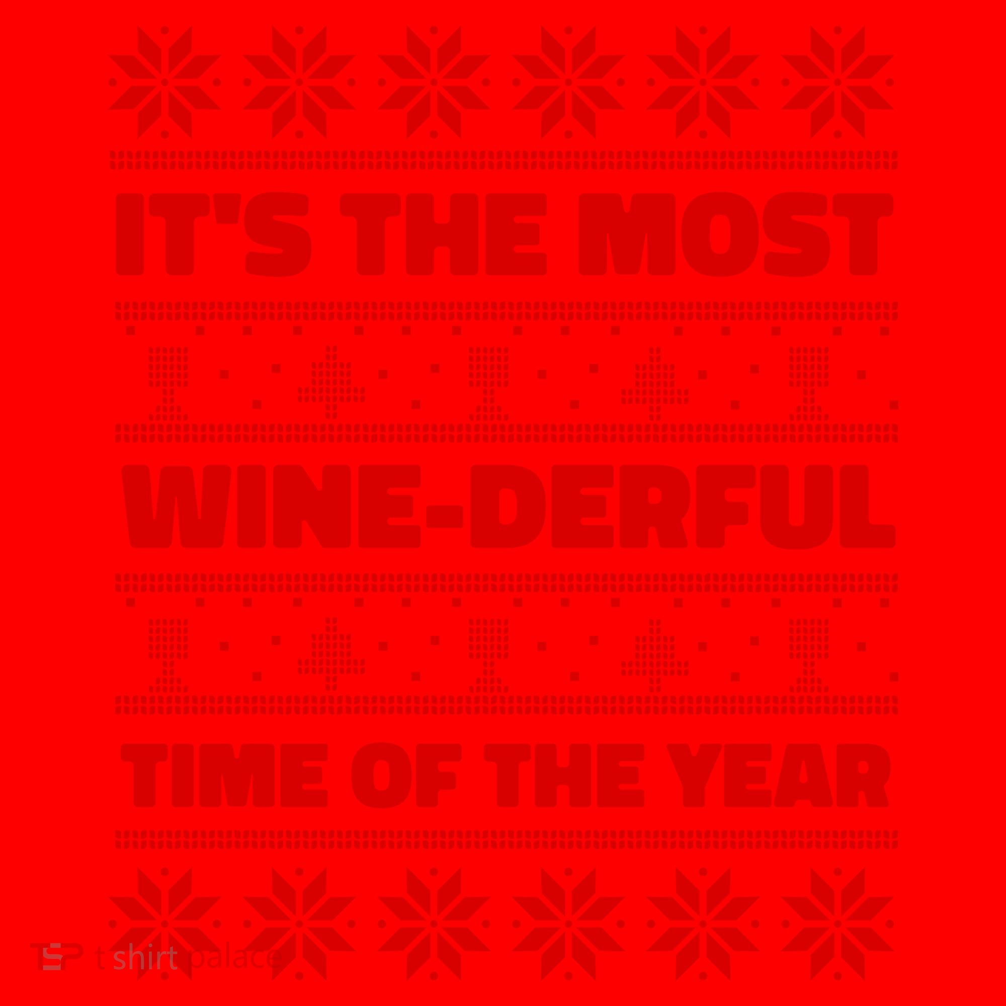 It's The Most WineDerful Time Of The Year Fun Ugly Christmas Santa Hat