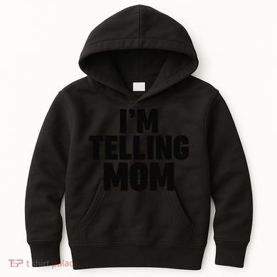 IM Telling Mom Kids Hoodie