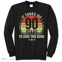 It Took Me 90 Years To Look This Good Funny 90Year Old Gift Sweatshirt thumb 0