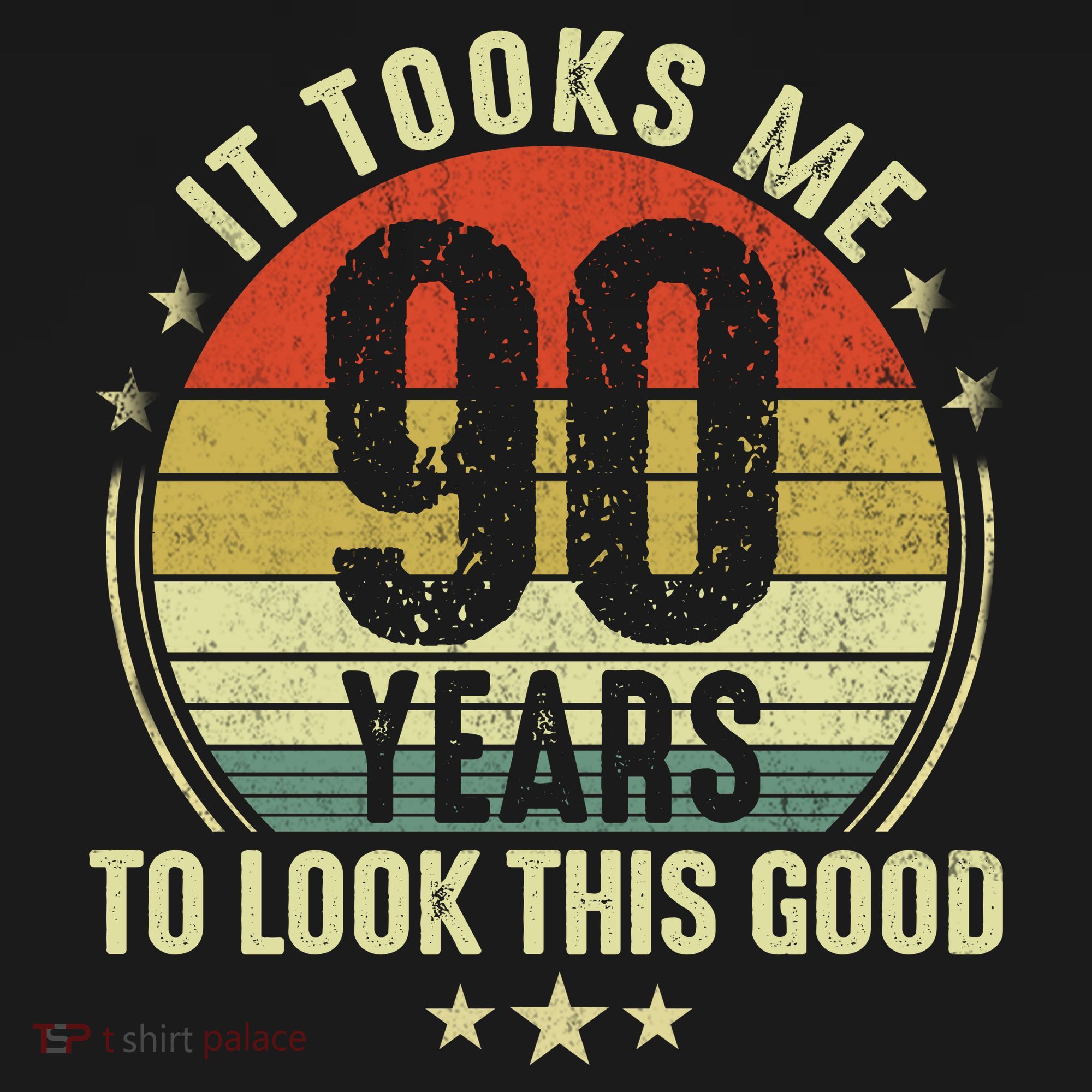 It Took Me 90 Years To Look This Good Funny 90Year Old Gift Women's Tank Top