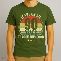 It Took Me 90 Years To Look This Good Funny 90Year Old Gift T-Shirt thumb 3