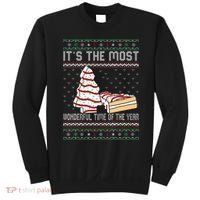 Its The Most Wonderful Time Of The Year Christmas tree cake  Sweatshirt thumb 0