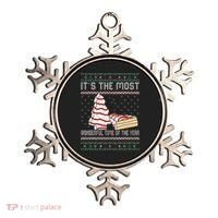 Its The Most Wonderful Time Of The Year Christmas tree cake  Ornament thumb 0