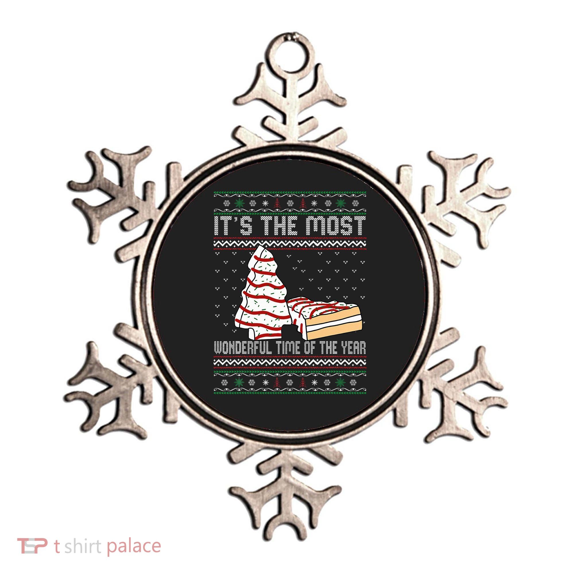 Its The Most Wonderful Time Of The Year Christmas tree cake  Ornament