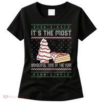 Its The Most Wonderful Time Of The Year Christmas tree cake  Women's T-Shirt thumb 0