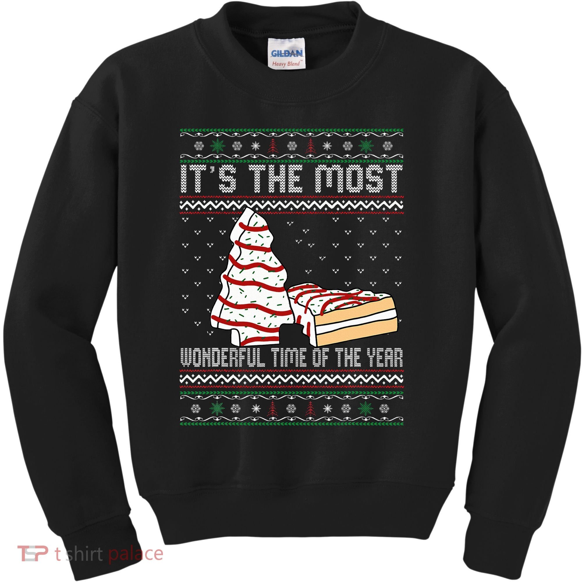 Its The Most Wonderful Time Of The Year Christmas tree cake  Kids Sweatshirt