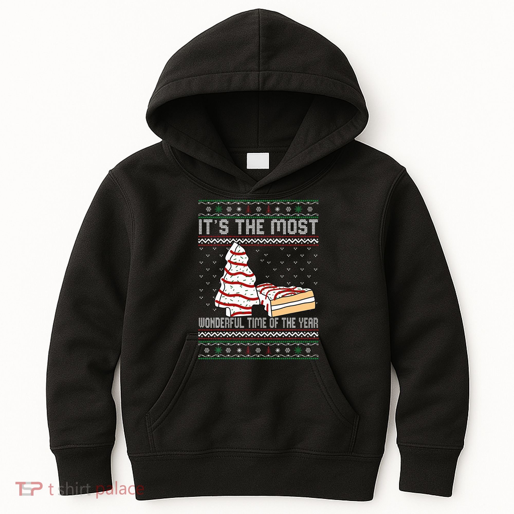 Its The Most Wonderful Time Of The Year Christmas tree cake  Kids Hoodie