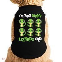 IM This Many Lizards Old Cute Lizard 6th Birthday 6 Years Doggie Tank thumb 0