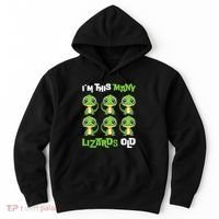 IM This Many Lizards Old Cute Lizard 6th Birthday 6 Years Hoodie thumb 0