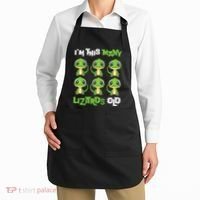 IM This Many Lizards Old Cute Lizard 6th Birthday 6 Years Apron thumb 2