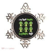 IM This Many Lizards Old Cute Lizard 6th Birthday 6 Years Ornament thumb 0