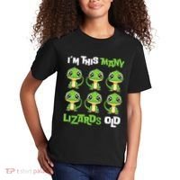 IM This Many Lizards Old Cute Lizard 6th Birthday 6 Years Kids T-Shirt thumb 2
