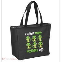 IM This Many Lizards Old Cute Lizard 6th Birthday 6 Years Tote Bag thumb 2