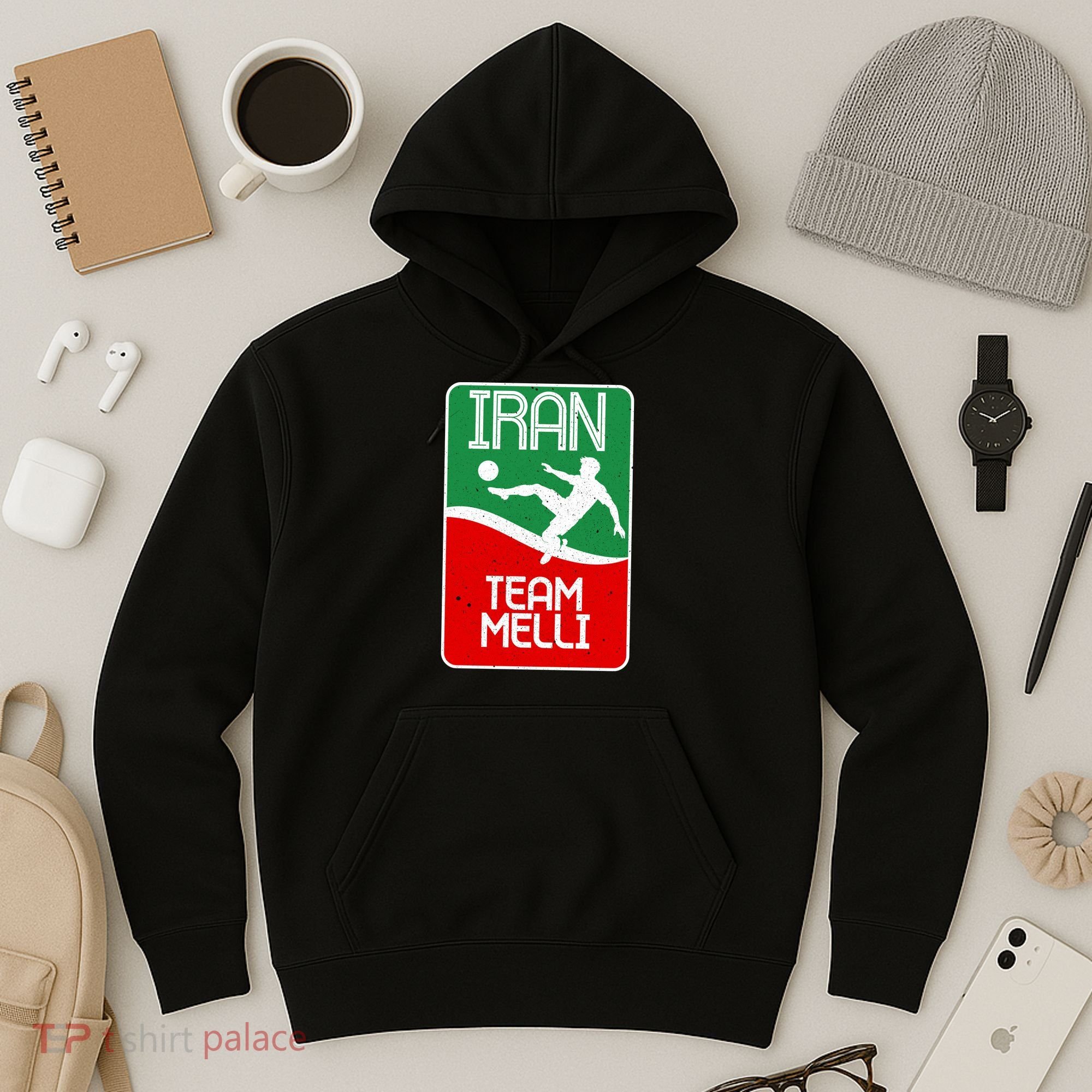 Iran Team Melli Soccer Fan Hoodie