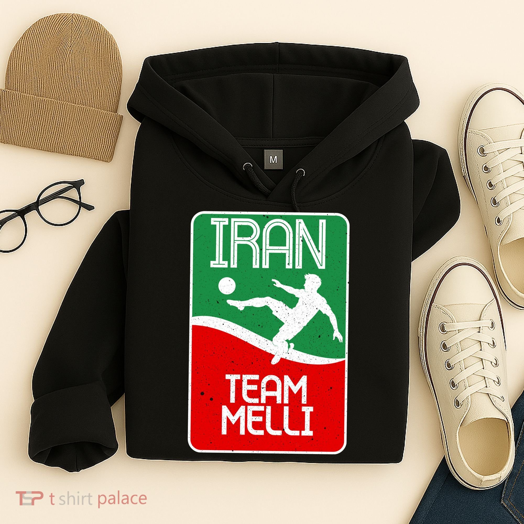 Iran Team Melli Soccer Fan Hoodie