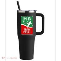 Iran Team Melli Soccer Fan 40oz Vacuum Insulated Stainless Steel Travel Tumbler thumb 0