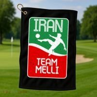 Iran Team Melli Soccer Fan Golf Towel thumb 1
